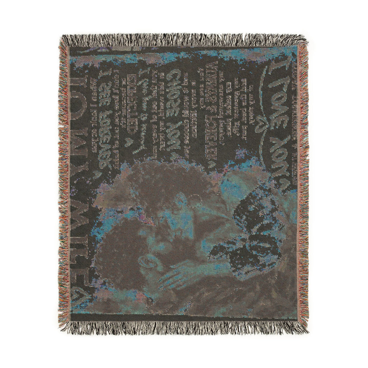 To My Wife Blanket - Personalized Woven Keepsake Blanket