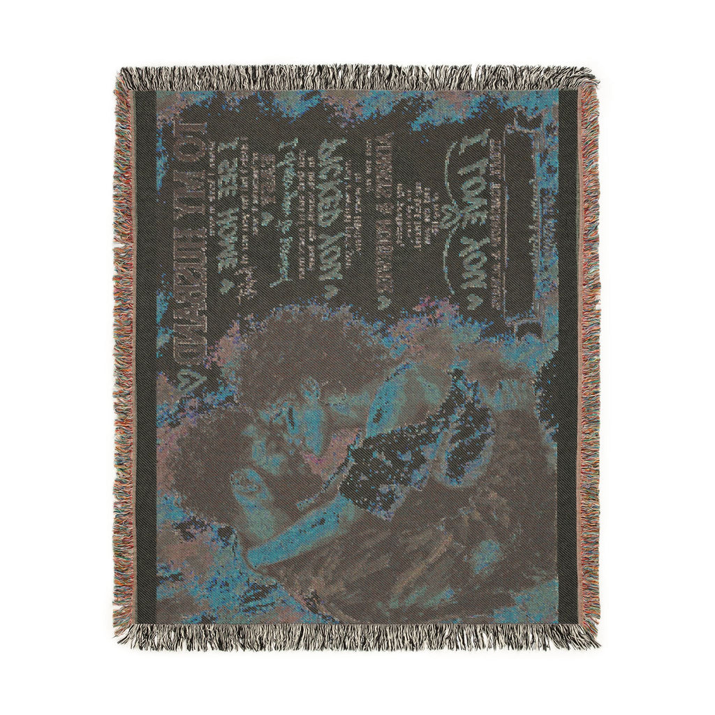 To My Husband Personalized Woven Blanket